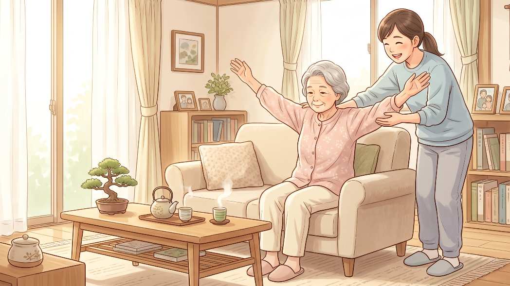 ✨ ขยับวันละนิด พิชิตความเบื่อ: กิจกรรมยืดเหยียดสำหรับผู้สูงวัย ที่มีภาวะปัสสาวะเล็ด